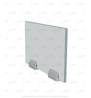 SD 19 Bracket System for Aluminum Glass Railing Installation, Heavy Duty Support Bracket for Balcony and Staircase, Durable Finish, Secure Mounting for Modern Architectural Projects 